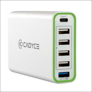 CADYCE 60W 6-Port USB Wall Charger