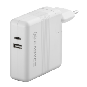 CADYCE, CADYCE 65W Charger, 65W GaN Charger, GaN Wall Charger, USB-C PD Charger, Dual USB-C Charger, USB QC 3.0 Charger, Quick Charge 3.0 Charger, USB-C Power Delivery Charger, Fast Wall Charger, MacBook Pro Charger, Laptop Charger, Smartphone Charger, Tablet Charger, USB-C Charger, Travel Charger, Power Adapter, Charging Accessories, Multi Port Charger, Wall Charger