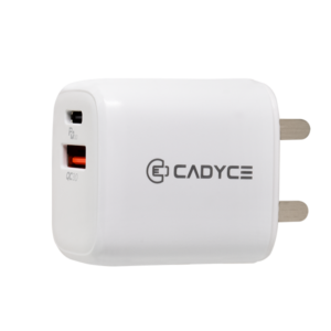 CADYCE 20W USB-C PD 3.0 & USB QC 3.0 Wall Charger