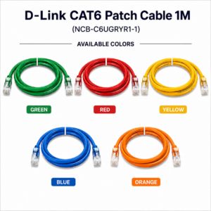 d link cat6 patch cable 1m – colour (ncb c6ugryr1 1)