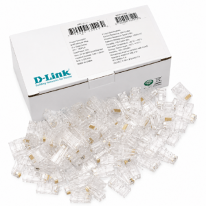d link rj45 network plug 100 pack (npg 5e1tra031)