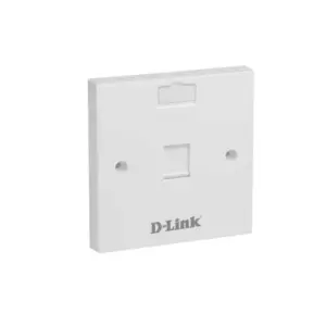 d link single port faceplate (nfp 0whi11) – white
