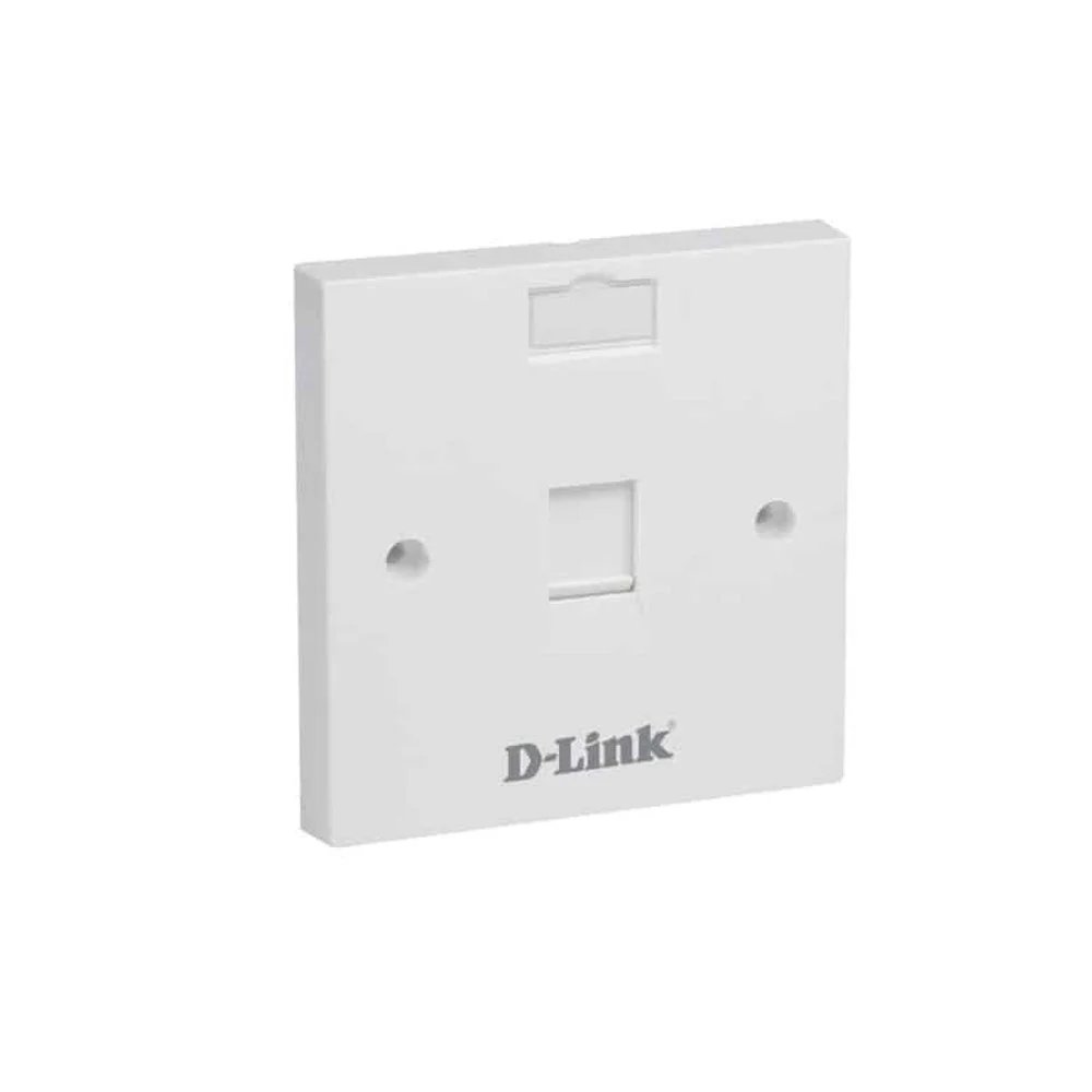 d link single port faceplate (nfp 0whi11) – white