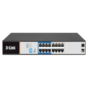 d link 16 port poe+ with 2sfp uplink switch (dgs f1018p e)
