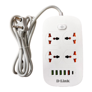 d link 4 outlet surge protector with 5 usb a & 18w usb c (dpa f451)