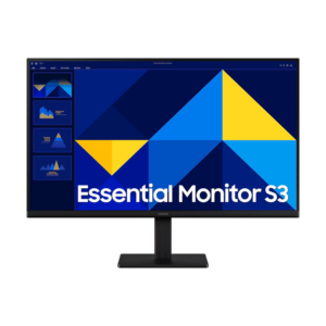 Samsung Essential S3 22 Monitor S22D304GAW FHD IPS flat panel front view