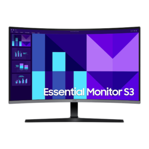 samsung essential s3 32" fhd curved va monitor (s32d390gaw)