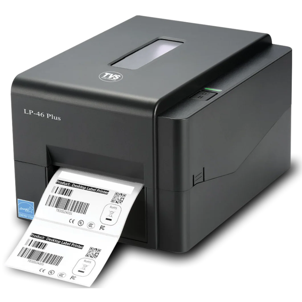 tvse lp 46 plus 4 inch thermal label & barcode printer (usb+serial+lan)