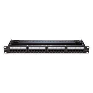 d link cat6 24 port fully loaded patch panel (npp c61blk241)