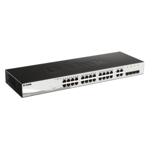 d link 28 port gigabit smart managed switch with 4sfp (dgs 1210 28)